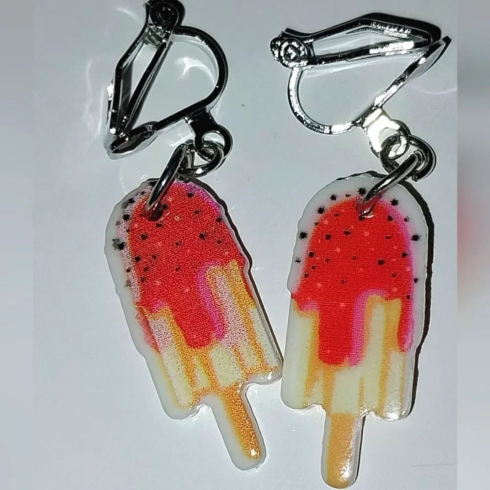 Super cute girls clip-on earrings